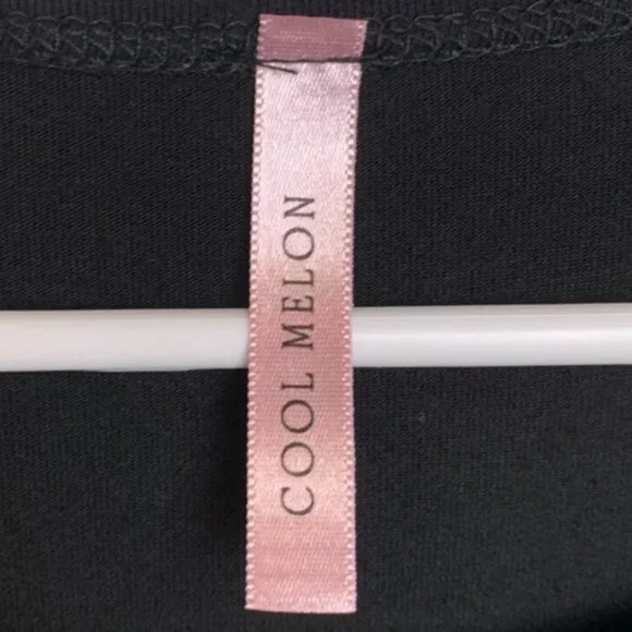 Cool Melon Black Striped Ruffle Half Sleeve Shirt - Picture 3 of 5